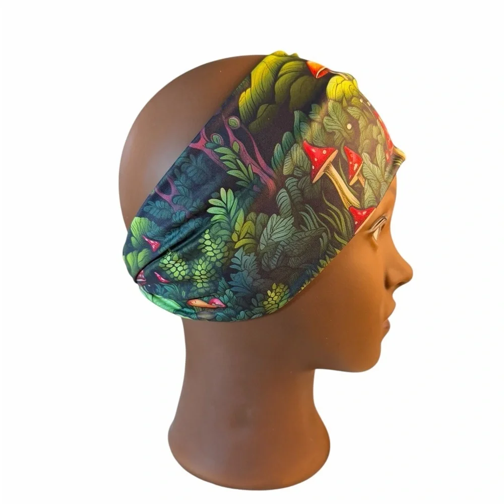 3 PC Green Headband Set